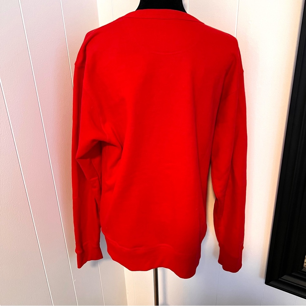 Champion Men's Vibrant Red Crewneck Sweater - Picture 2 of 6